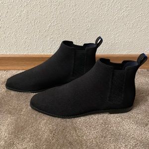 Rothy’s The Merino Ankle Boot - Onyx Black Size 9.5